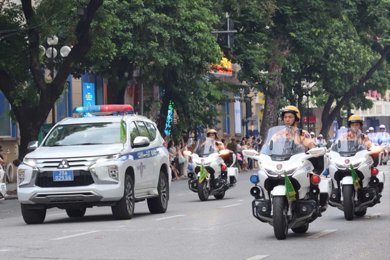 Hà Nội phân luồng giao thông phục vụ Chương trình “Tự hào là người Việt Nam“ - ảnh 1