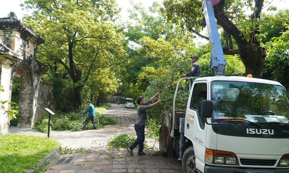 Tăng cường bảo vệ di sản Huế trước mùa mưa bão - ảnh 3