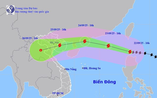Siêu bão Ragasa hướng vào Biển Đông - ảnh 1