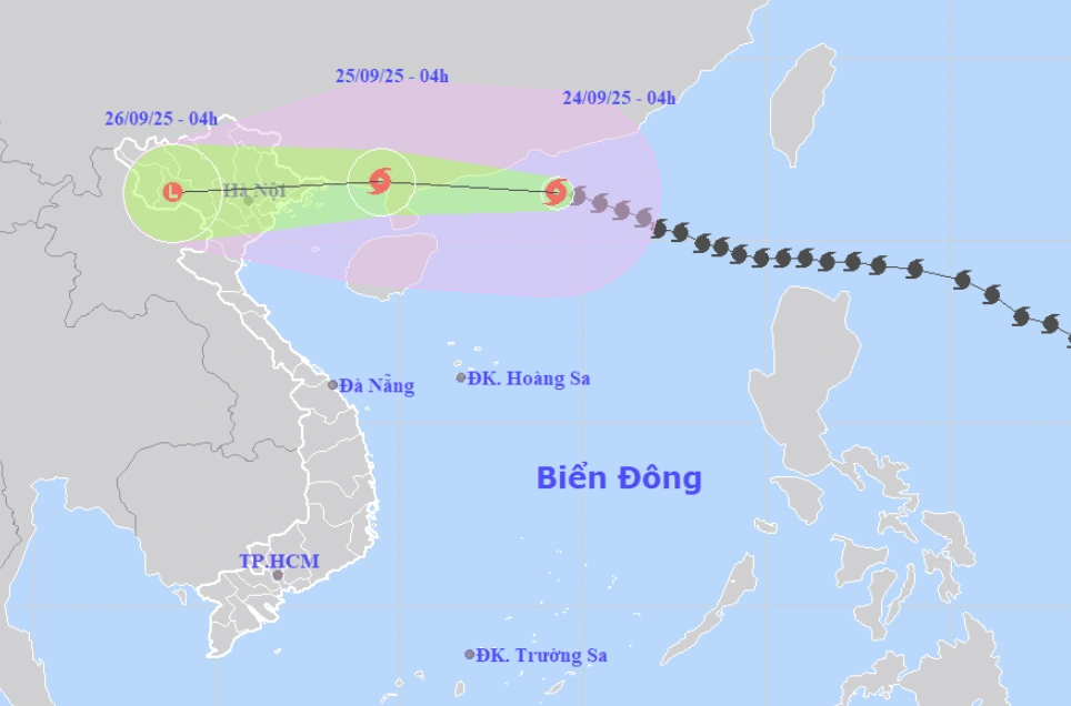 Cập nhật thông tin mới nhất về bão số 9 Ragasa - ảnh 1