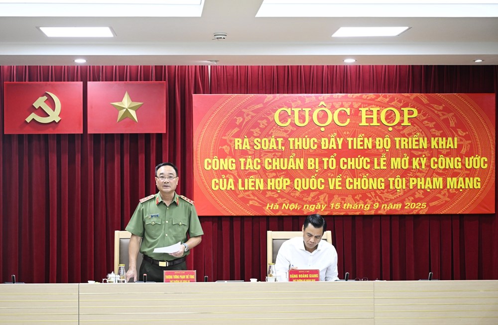 Đảm bảo tuyệt đối an ninh, an toàn cho Lễ mở ký Công ước của Liên hợp quốc về chống tội phạm mạng - ảnh 1