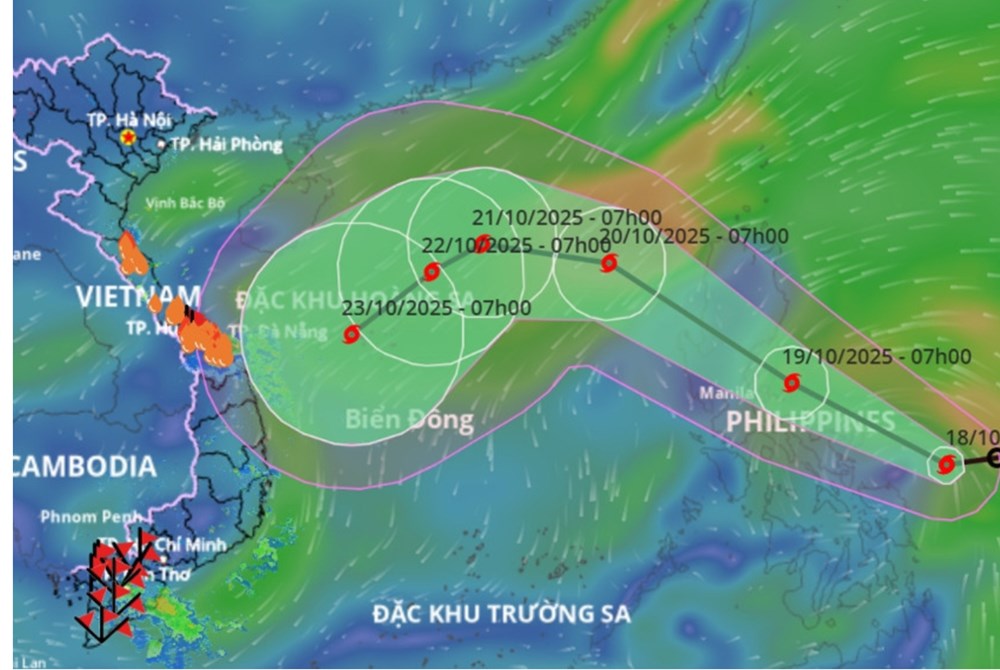 Bão Fengshen sẽ vào biển Đông trong ngày hôm nay - ảnh 1