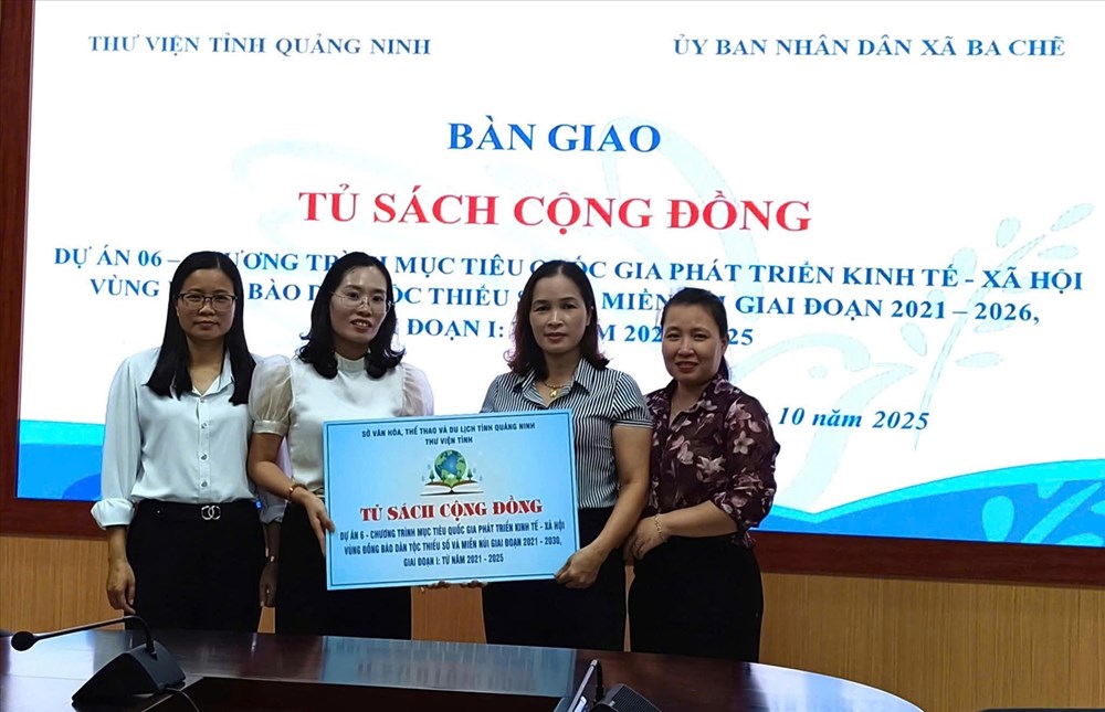 Hàng trăm đầu sách đến với vùng cao Ba Chẽ - ảnh 1