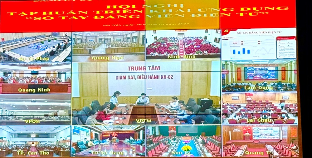 Hội nghị tập huấn triển khai ứng dụng “Sổ tay đảng viên điện tử” - ảnh 1