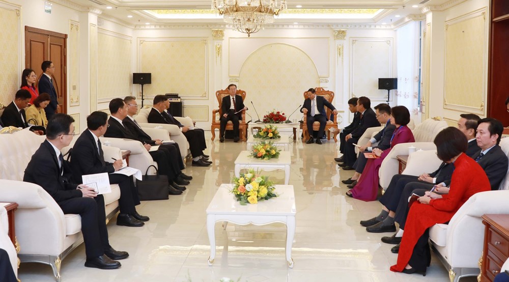 Bí thư Tỉnh ủy Lai Châu (Việt Nam) Hội kiến với Bí thư Tỉnh ủy Vân Nam (Trung Quốc) - ảnh 2