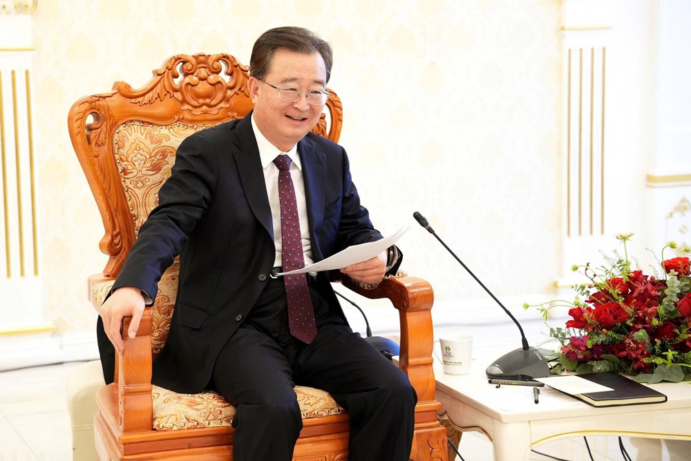 Bí thư Tỉnh ủy Lai Châu (Việt Nam) Hội kiến với Bí thư Tỉnh ủy Vân Nam (Trung Quốc) - ảnh 4