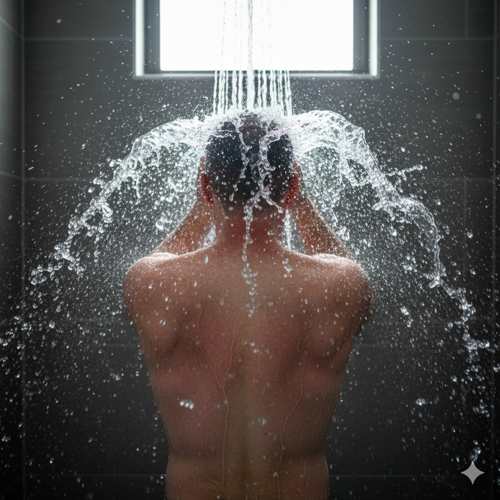 Tắm nước lạnh vài phút để kích hoạt nút “khởi động lại” trong não bộ - ảnh 1