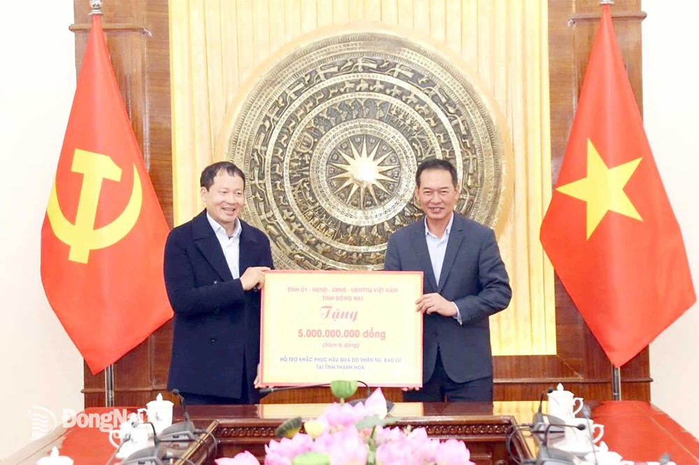 Tỉnh Đồng Nai hỗ trợ tỉnh Ninh Bình và Thanh Hóa khắc phục hậu quả thiên tai - ảnh 8