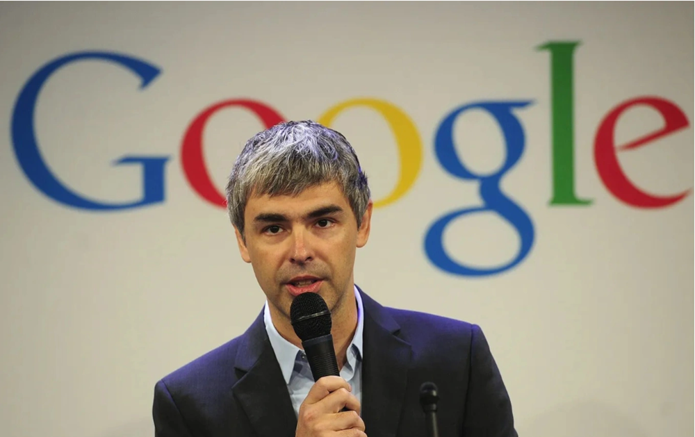 Nhà đồng sáng lập Google Larry Page trở thành người giàu thứ ba thế giới nhờ AI - ảnh 1