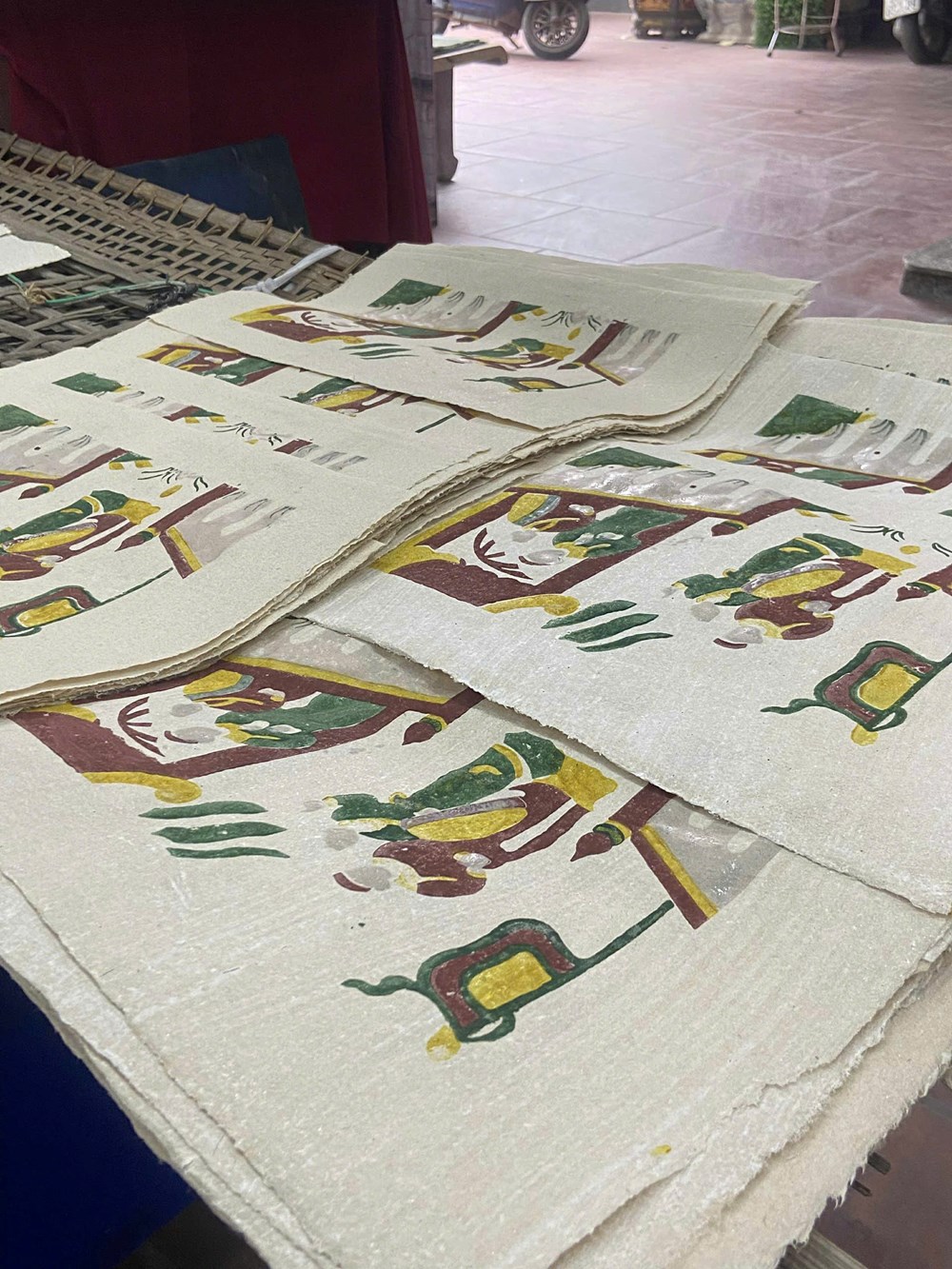  Niềm vui và tâm tư của nghề làm tranh dân gian Đông Hồ - ảnh 1