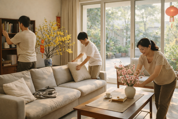 Tết bắt đầu từ những ngày dọn dẹp cuối năm - ảnh 1