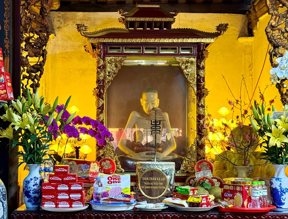 Nô nức dòng người về chùa Đậu du xuân đầu năm - ảnh 5