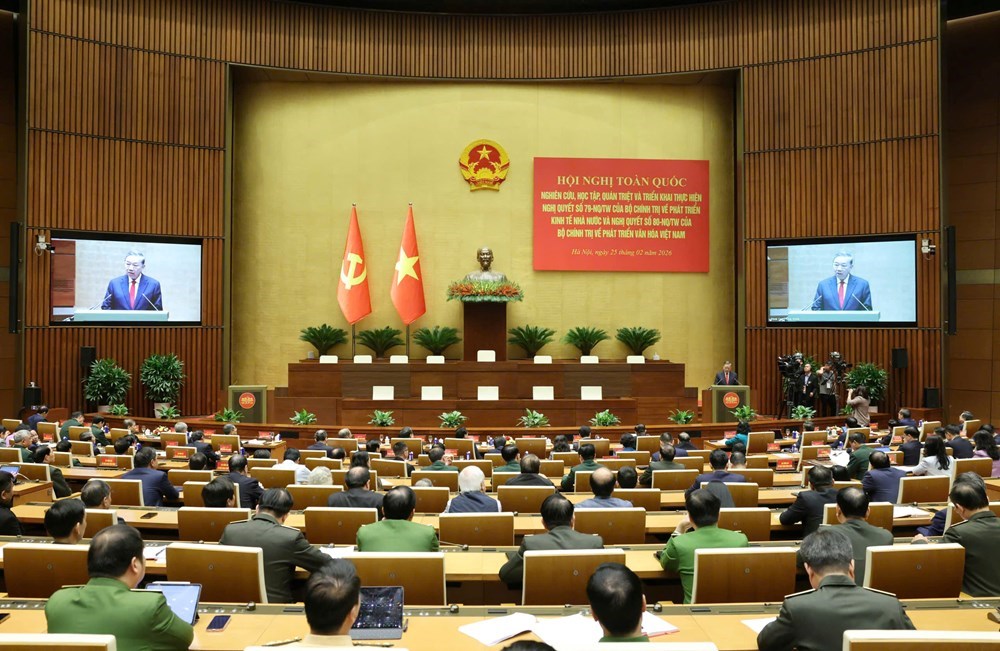  Tổng Bí thư Tô Lâm: Văn hóa phải đứng ở “vị trí dẫn đường” - ảnh 1