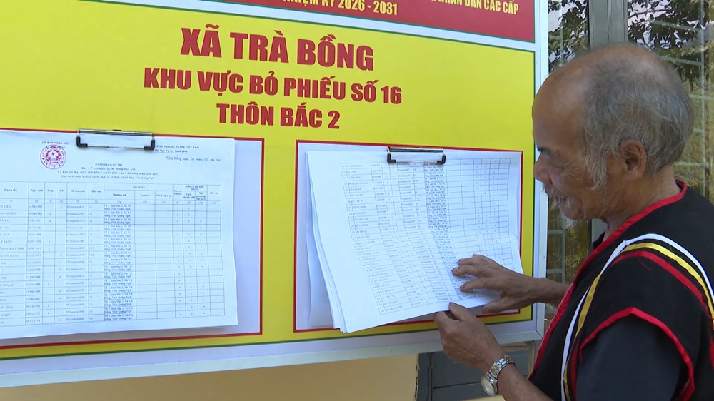  Cử tri vùng cao gửi trọn niềm tin vào lá phiếu - ảnh 1