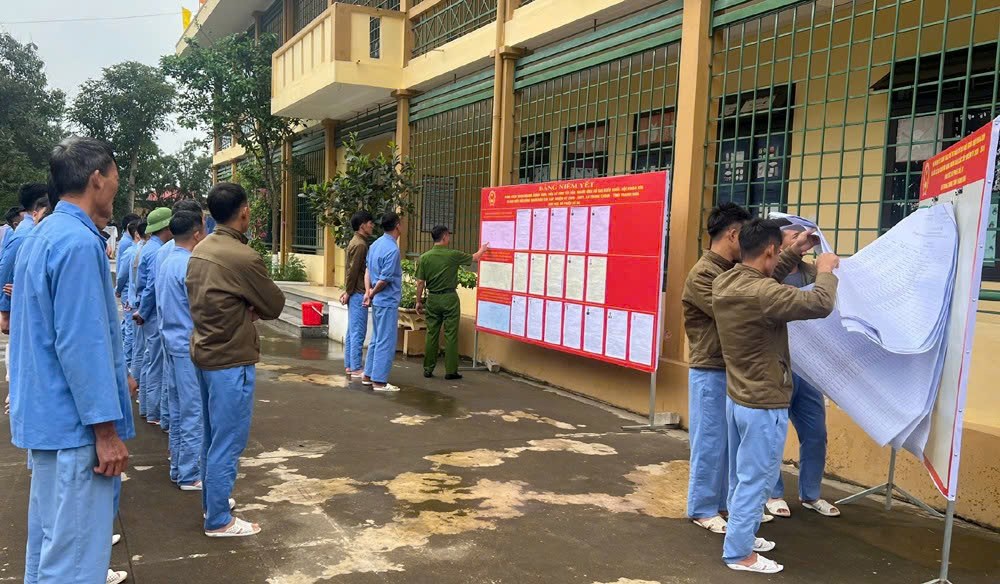 Lá phiếu nơi cơ sở cai nghiện: Niềm tin cho ngày trở về - ảnh 2