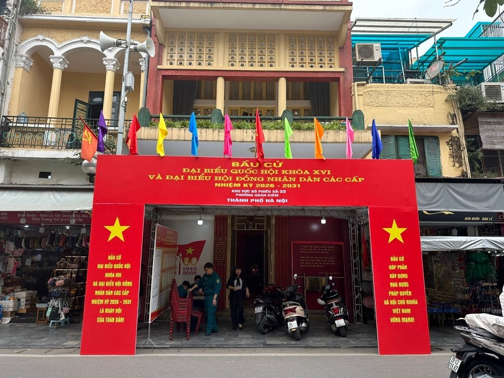 Khi di tích “địa chỉ đỏ” trở thành điểm bỏ phiếu bầu cử - ảnh 1