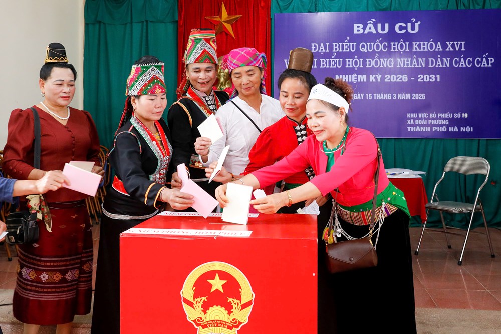 Đồng bào các dân tộc tại “Ngôi nhà chung” hòa vào ngày hội non sông - ảnh 1