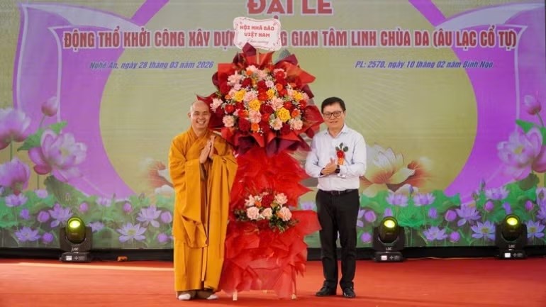 Khởi công xây dựng Chùa Da ở Nghệ An, nơi thờ tự hơn 500 nhà báo - liệt sĩ - ảnh 7