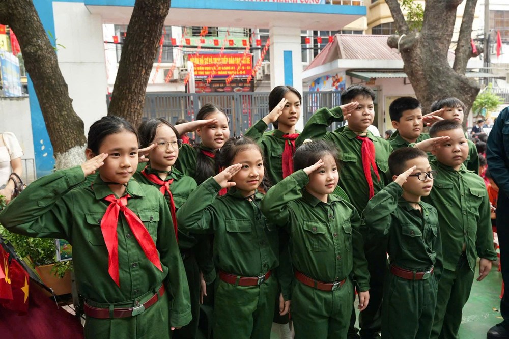 Một ngày làm “chiến sĩ nhỏ” - ảnh 4