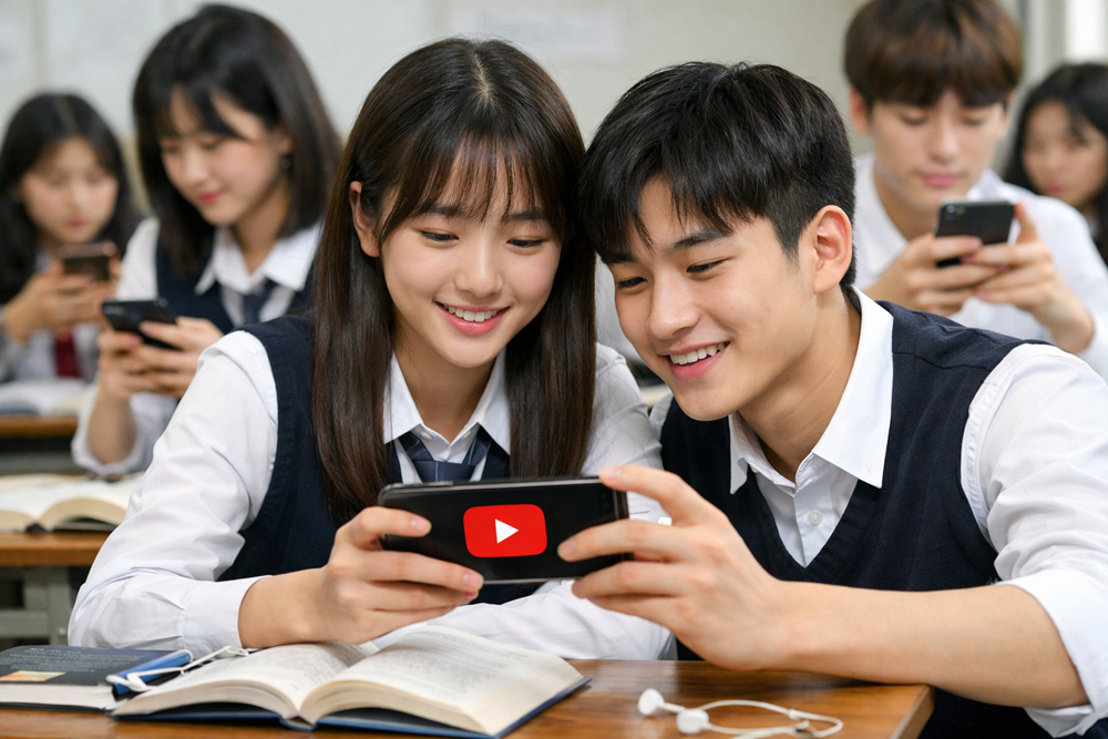 Hàn Quốc: 95% học sinh trung học Seoul dùng YouTube, trung bình hơn 10 giờ mỗi tuần - ảnh 1