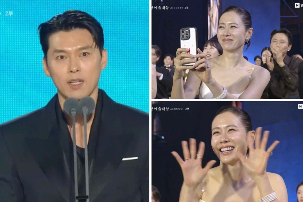 Giải thưởng Baeksang 2026: Hyun Bin thắng lớn, nói yêu vợ con trên sân khấu - ảnh 1