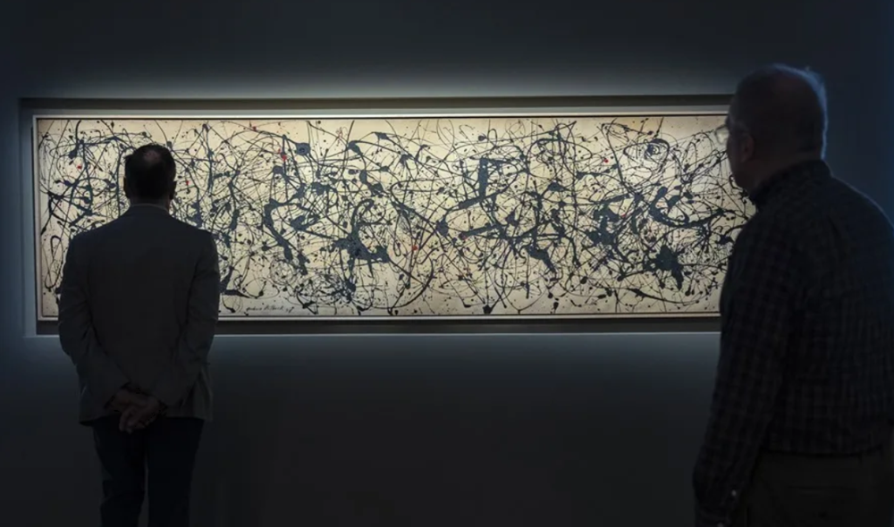 Tranh Jackson Pollock lọt top 4 tranh đắt nhất lịch sử đấu giá với 181 triệu USD - ảnh 1