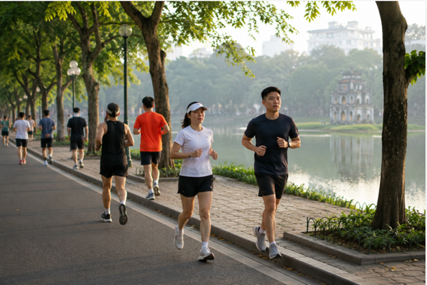 Dân văn phòng tìm lại sức khỏe nhờ chạy bộ - ảnh 1