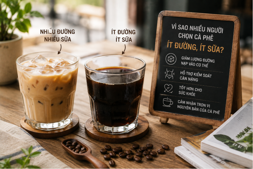 Vì sao ngày càng nhiều người chọn cà phê ít đường, ít sữa? - ảnh 1