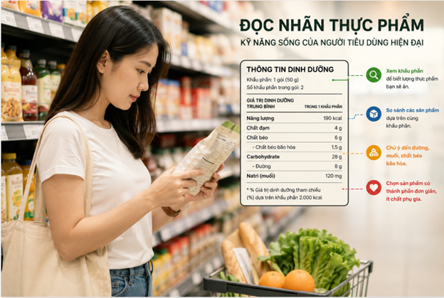 Đọc nhãn thực phẩm: Kỹ năng sống mới của người tiêu dùng hiện đại - ảnh 1