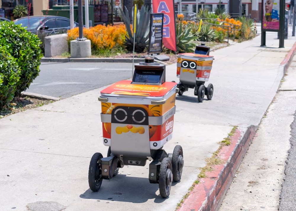 Robot giao hàng tràn ngập Los Angeles, người dân “vừa thương vừa ghét” - ảnh 1