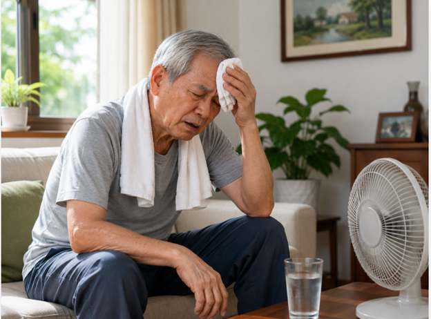 Người cao tuổi dễ mắc bệnh gì trong thời tiết nắng nóng? - ảnh 1