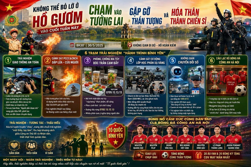 Nhiều hoạt động trải nghiệm hấp dẫn tại Lễ hưởng ứng Cuộc thi “Tổ quốc bình yên”  - ảnh 2