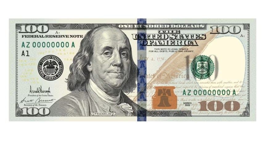 Tổng thống Mỹ Donald Trump công bố hình ảnh tờ 100 USD có chữ ký của mình - ảnh 1