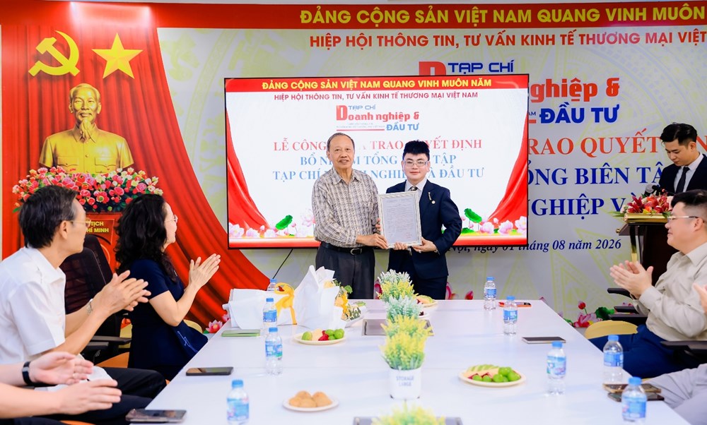 Bổ nhiệm Tổng Biên tập Tạp chí Doanh nghiệp và Đầu tư - ảnh 1