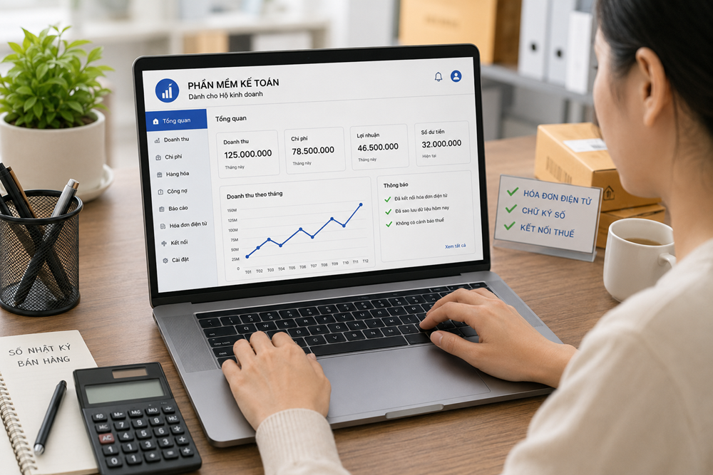 Phần mềm kế toán miễn phí cho hộ kinh doanh sẽ có những chức năng gì? - ảnh 1