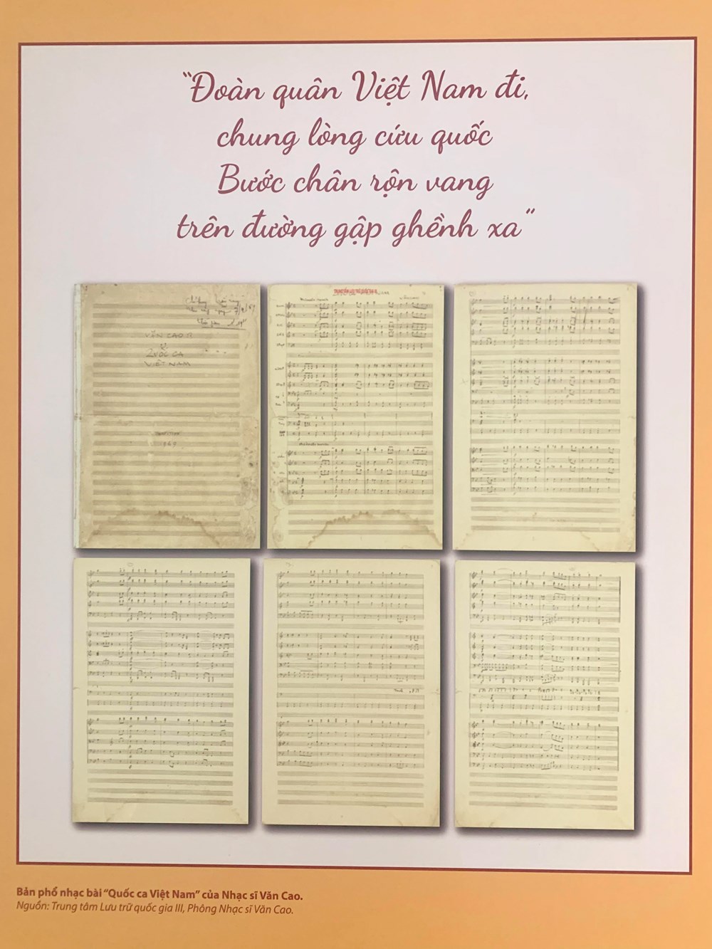 “Tiến quân ca” mang tiếng gọi non sông - ảnh 2