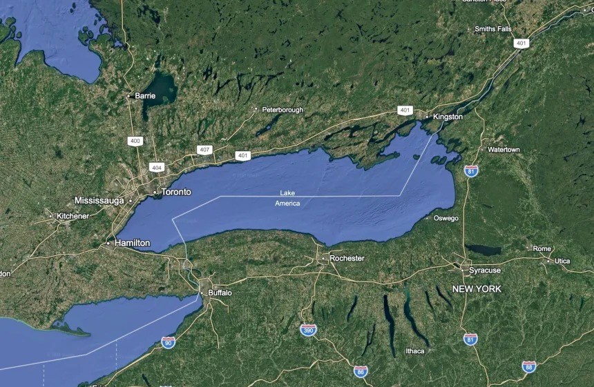 Google Maps đổi tên Hồ Ontario thành “Hồ America” trong các tìm kiếm tại Mỹ - ảnh 1