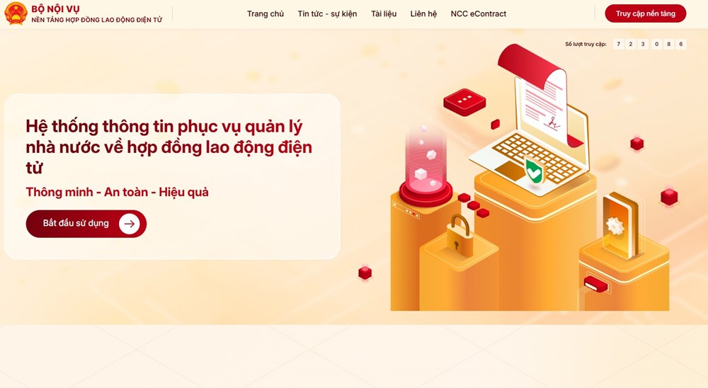Hợp đồng lao động điện tử được lưu 10 năm, người lao động tra cứu thế nào? - ảnh 1