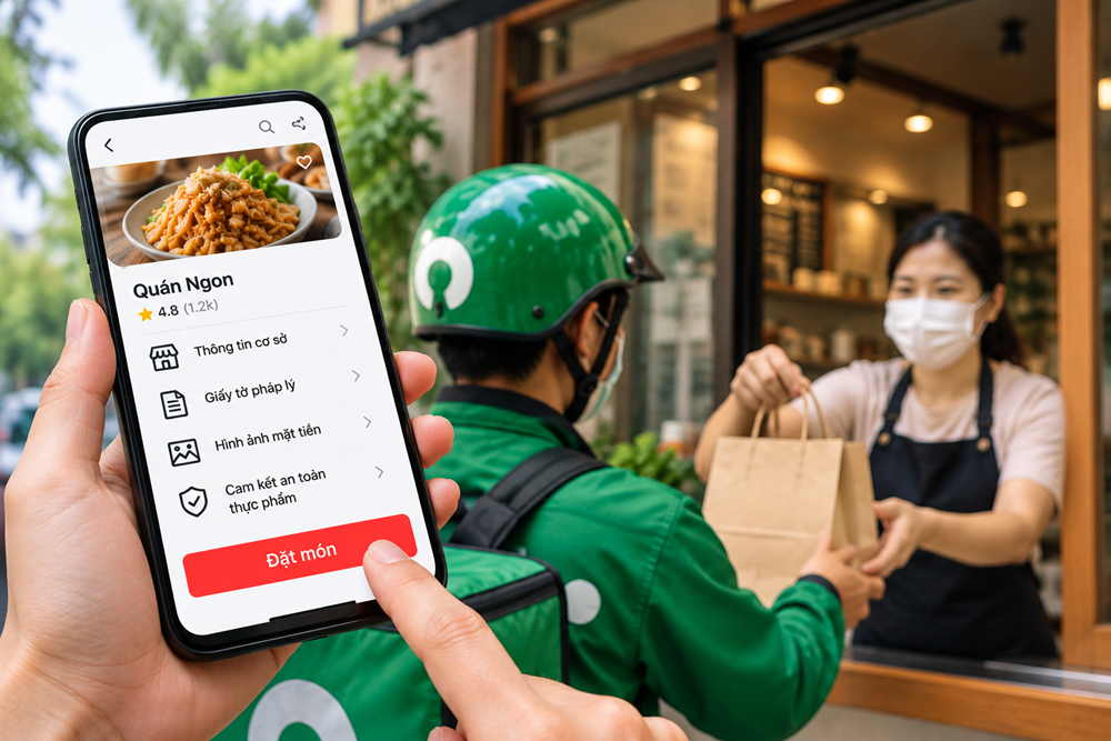 Bán đồ ăn qua app, những thông tin nào phải công khai? - ảnh 1