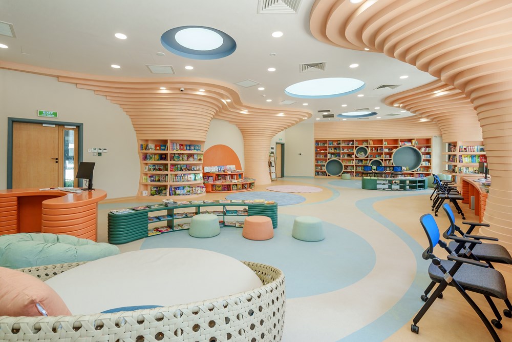 Vin Nexus Center: Trường học hạnh phúc hình trái tim và những gam màu rất “lạ” - ảnh 13