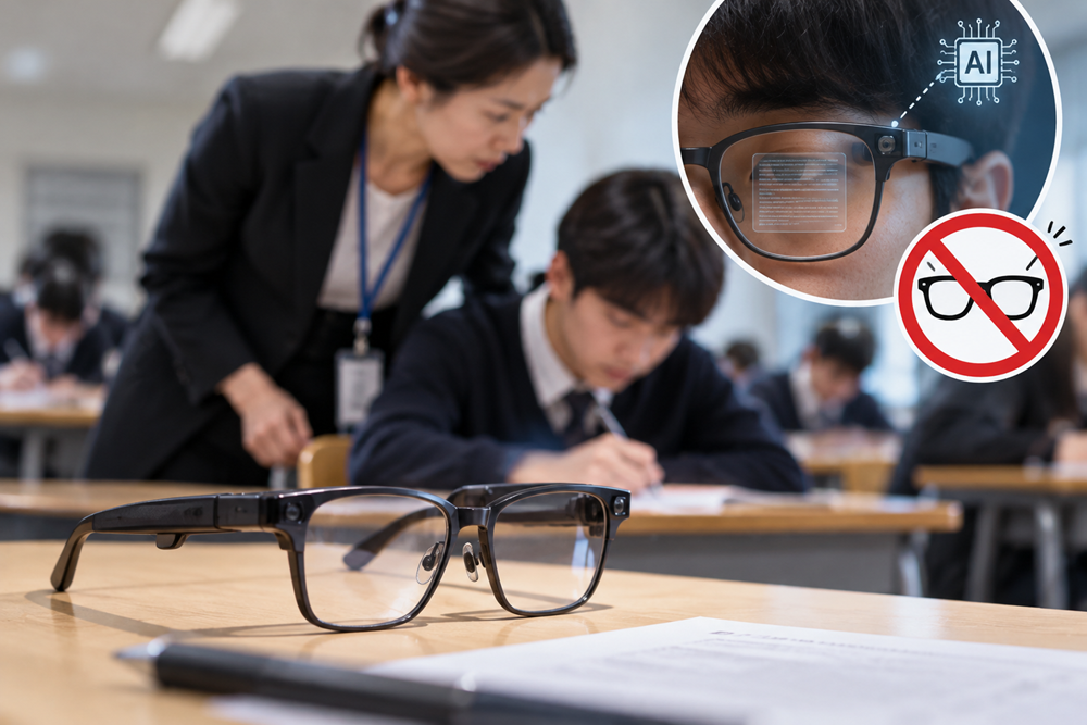 Kính AI gây lo ngại gian lận trước kỳ thi CSAT tại Hàn Quốc - ảnh 1