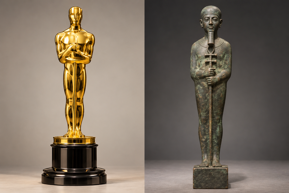 Tượng Oscar có thể lấy cảm hứng từ vị thần Ai Cập cổ đại? - ảnh 1