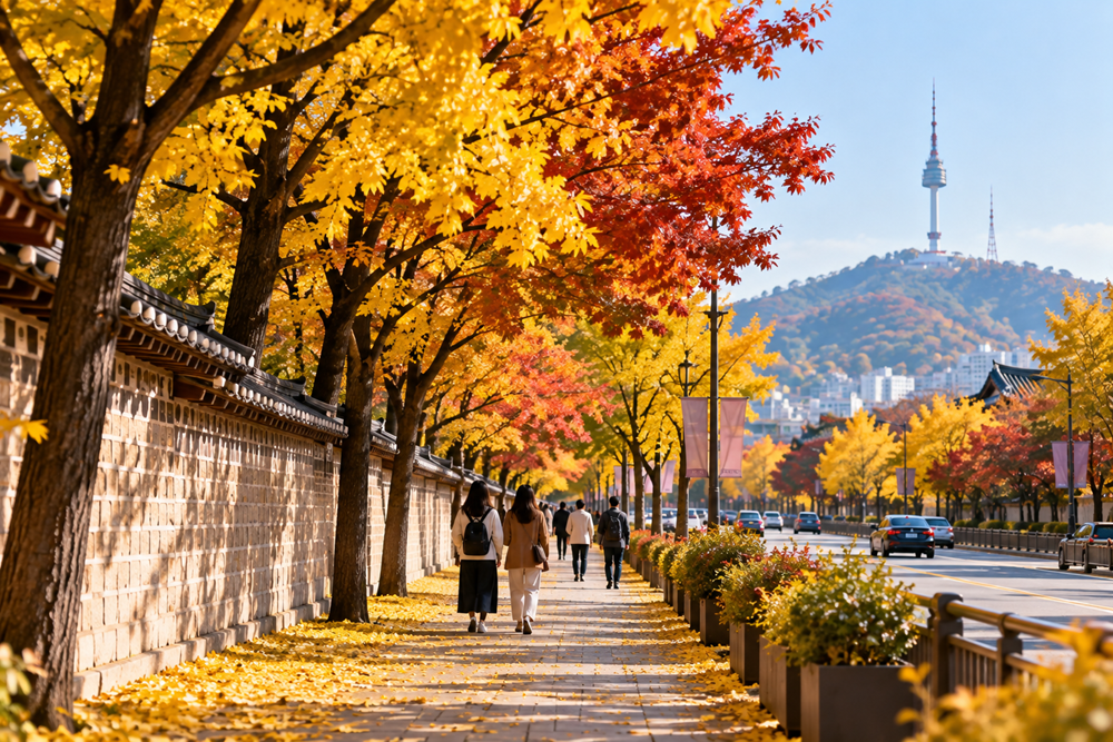 Khám phá 110 cung đường ngập sắc lá vàng giữa lòng Seoul - ảnh 1