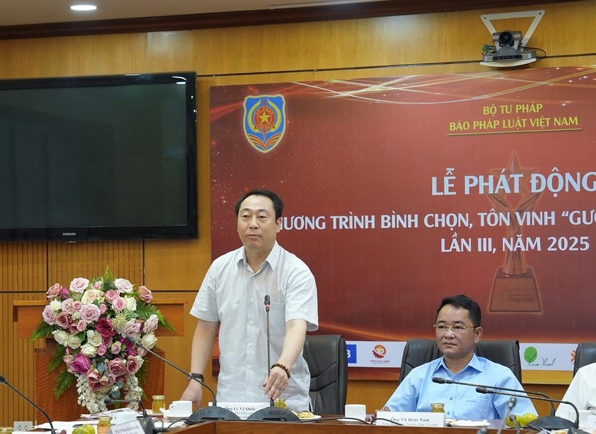 Phát động Chương trình bình chọn, tôn vinh 'Gương sáng pháp luật' lần III - ảnh 5