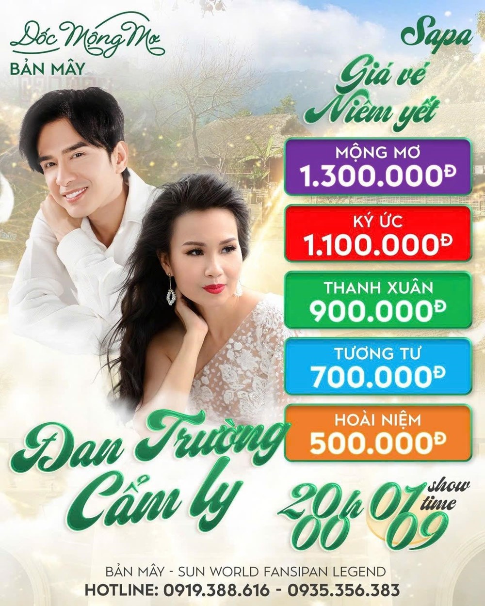 Lãng mạn Sa Pa trong đêm nhạc Đan Trường – Cẩm Ly ngày 1.9 - ảnh 2