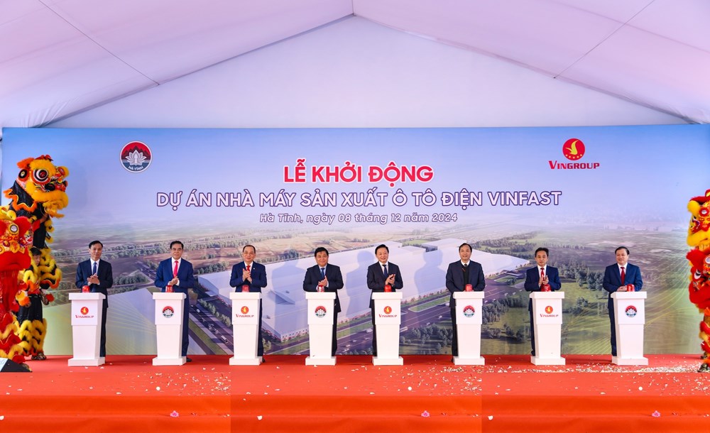 Khởi động dự án nhà máy sản xuất ô-tô điện VinFast Hà Tĩnh - ảnh 2