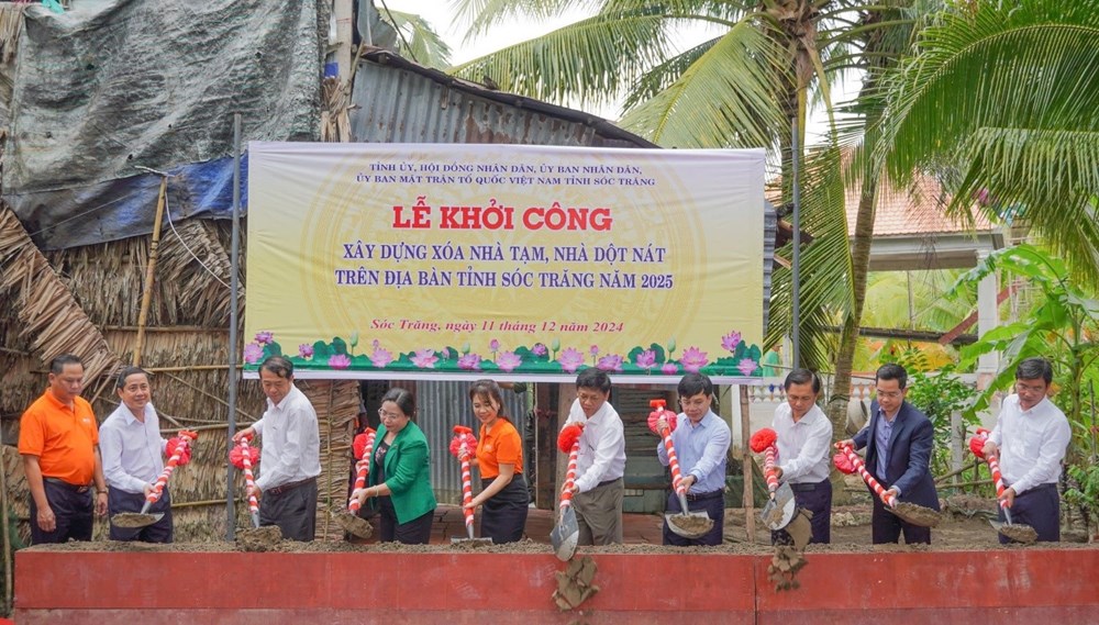 SHB ủng hộ tỉnh Sóc Trăng 100 tỷ đồng xóa nhà tạm, nhà dột nát - ảnh 3