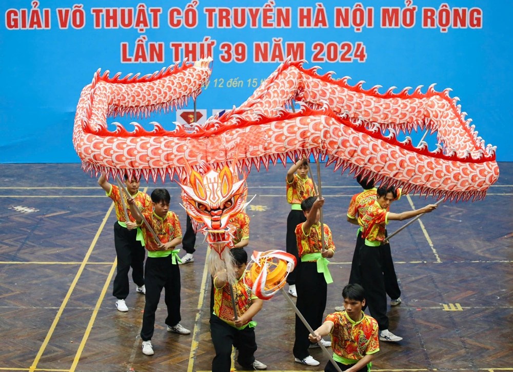 Khai mạc Giải Võ thuật Cổ truyền Hà Nội mở rộng lần thứ 39: Hào khí Thăng Long vang vọng - ảnh 1