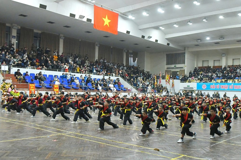 Khai mạc Giải Võ thuật Cổ truyền Hà Nội mở rộng lần thứ 39: Hào khí Thăng Long vang vọng - ảnh 5