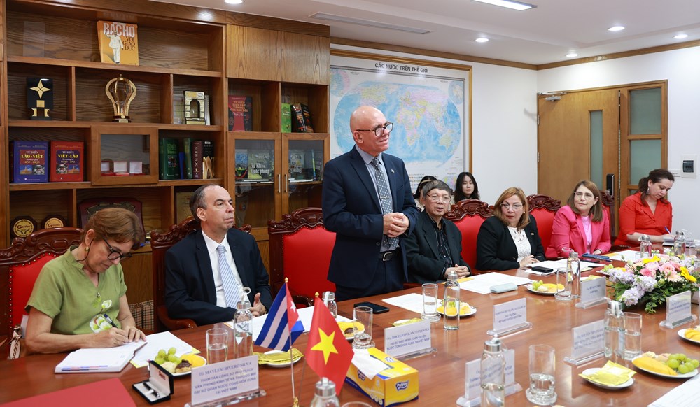 Việt Nam - Cuba ký kết thỏa thuận hợp tác trong lĩnh vực xuất bản và phát triển văn hóa đọc - ảnh 4